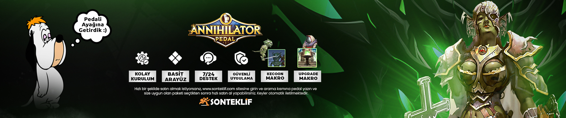 Annihilator Pedal - Knight Online'ın en iyi makrosu